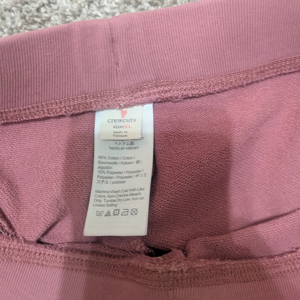 Crewcuts Kids Dusty Pink Sweatpants - Picture 4 of 4